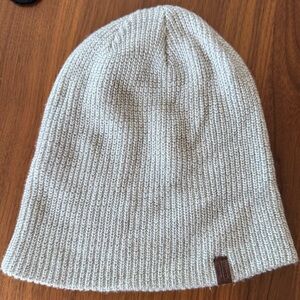 Unisex Calvin Klein Beige Knit Beanie